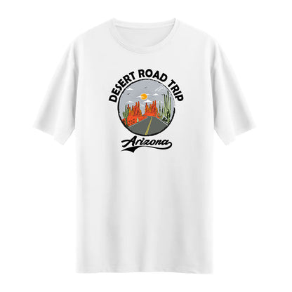 Desert Road Trip Arizona T-shirt – Macera ve Özgürlüğü Yansıtan Tasarım