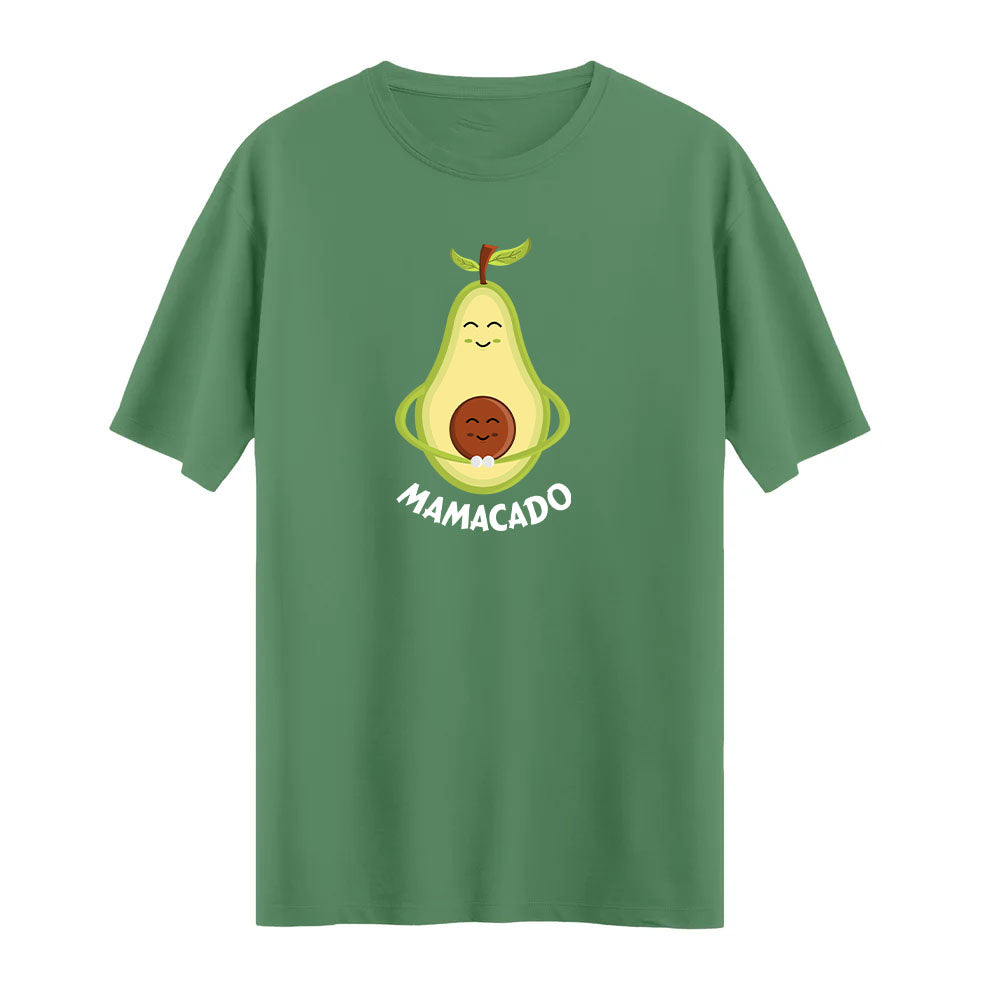 Hamile Avokado T-shirt – Eğlenceli ve Sevimli Hamilelik Tasarımı