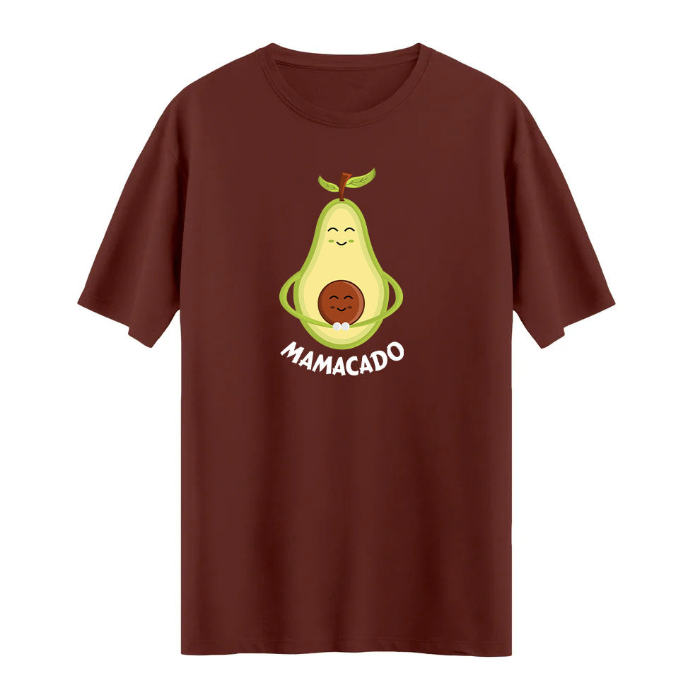 Hamile Avokado T-shirt – Eğlenceli ve Sevimli Hamilelik Tasarımı