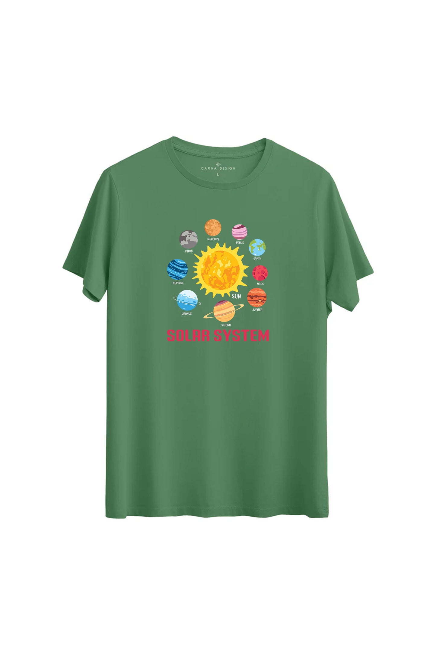 "Solar System T-shirt – Evreni Üzerinde Taşı!"