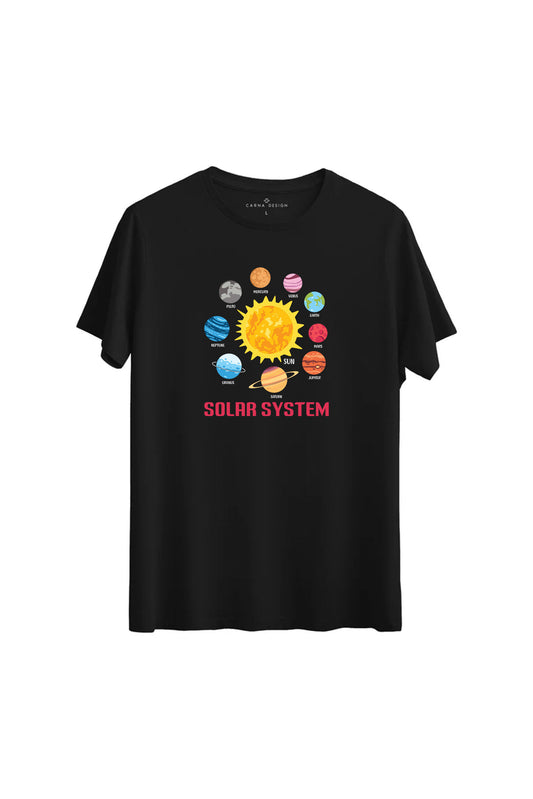 "Solar System T-shirt – Evreni Üzerinde Taşı!"