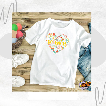 Science and Heart T-shirt – Bilim ve Duygunun Şık Uyumu!