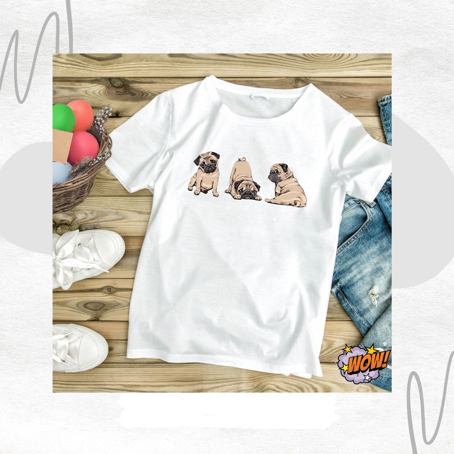 Sevimli Köpek T-shirt – Sadakat ve Sevimliliği Stilinizle Taşıyın!