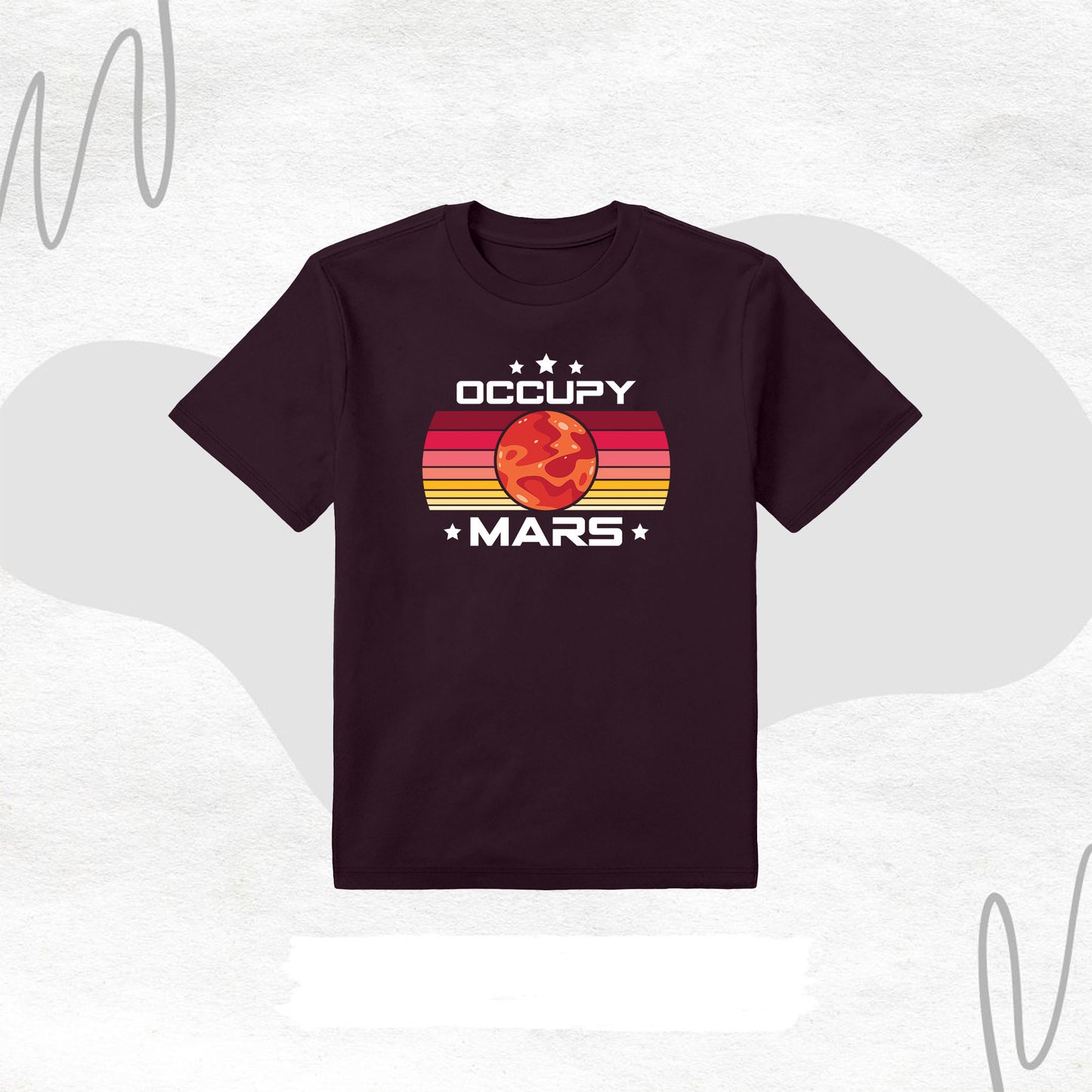 Mars T-shirt – Kızıl Gezegenin Gizemini Stilinizle Keşfedin!