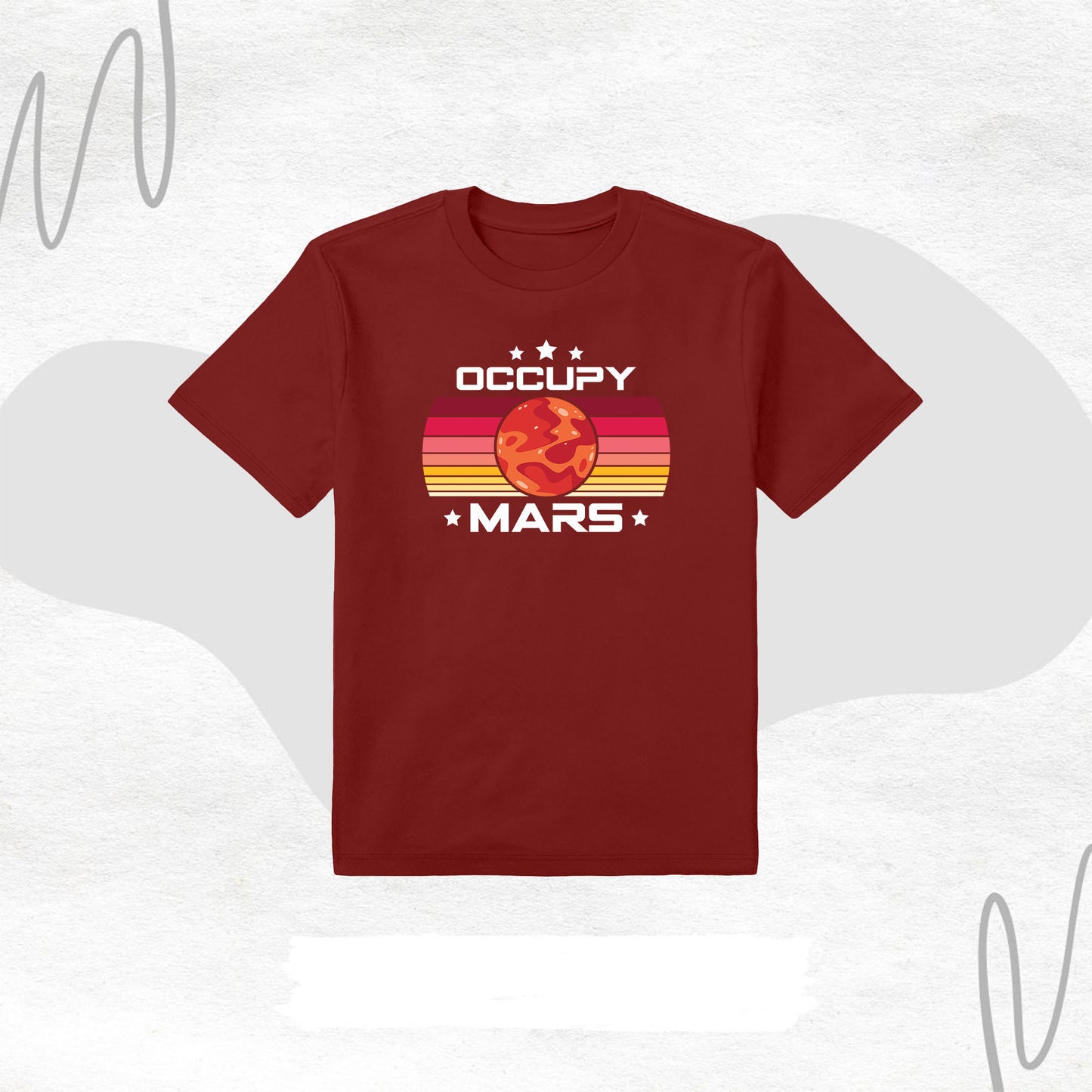 Mars T-shirt – Kızıl Gezegenin Gizemini Stilinizle Keşfedin!