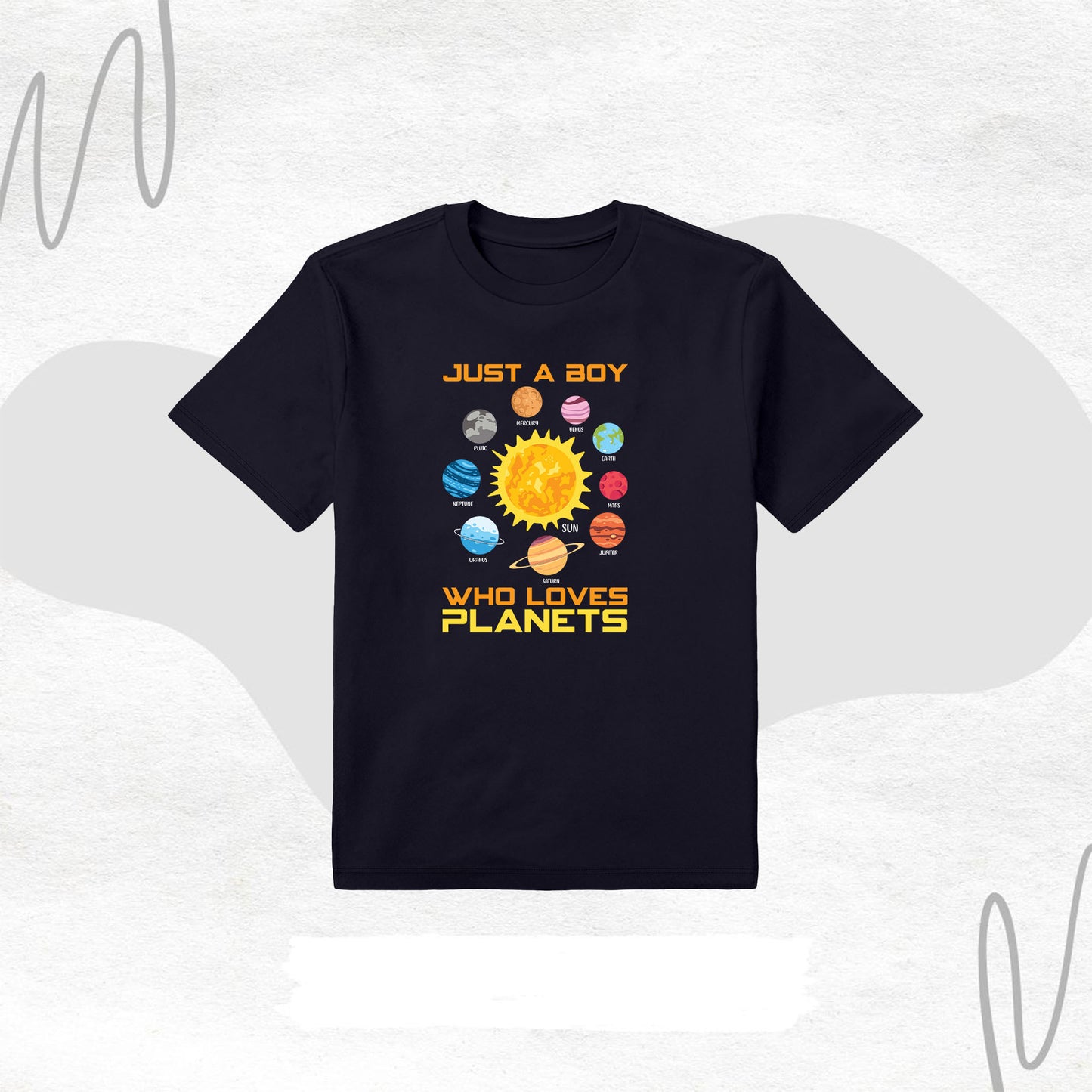 Planets T-shirt – Evrenin Renkli Güzelliklerini Üzerinde Taşı!