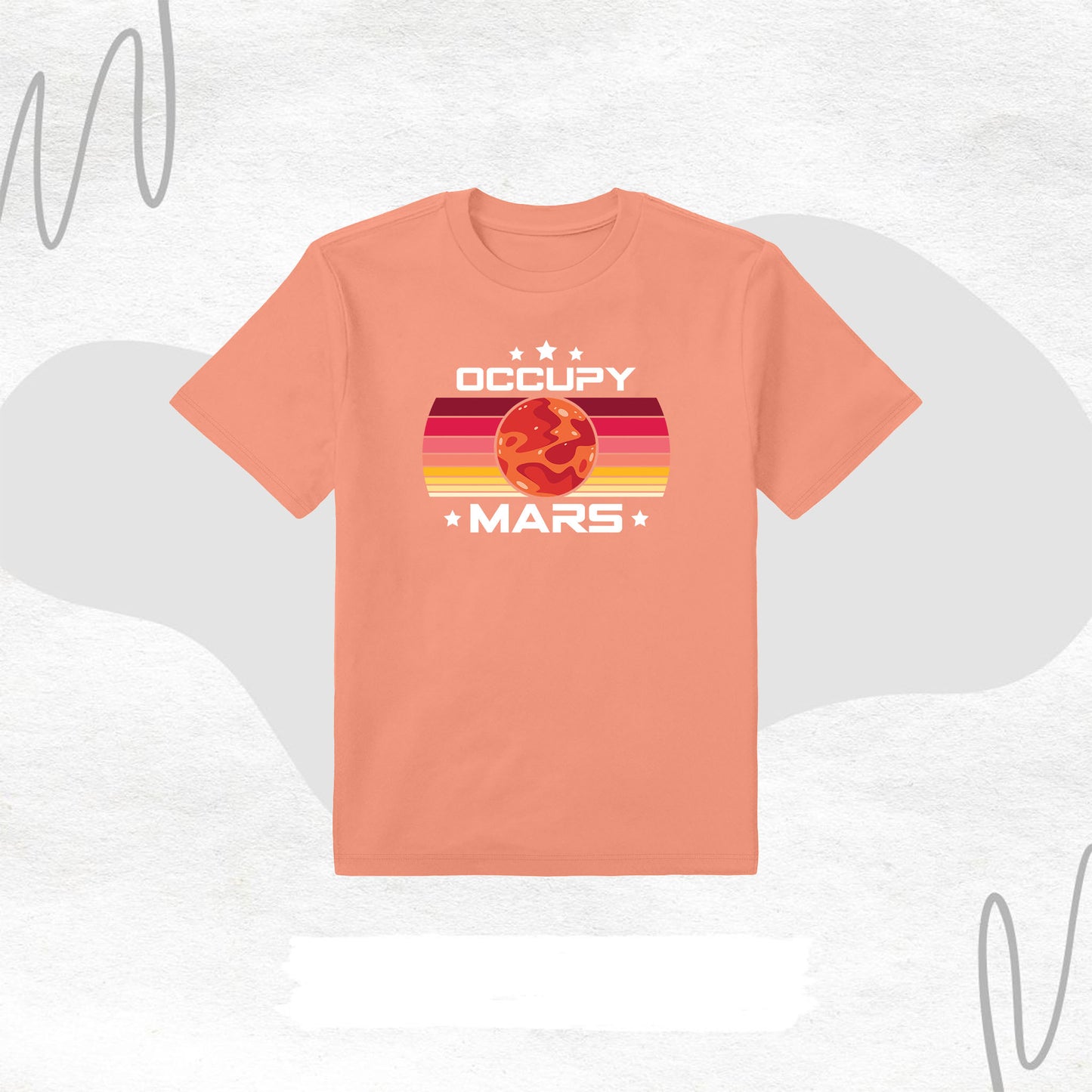 Mars T-shirt – Kızıl Gezegenin Gizemini Stilinizle Keşfedin!